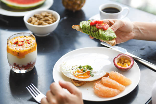 istock Healthy and delicious breakfast on the table 1025302512