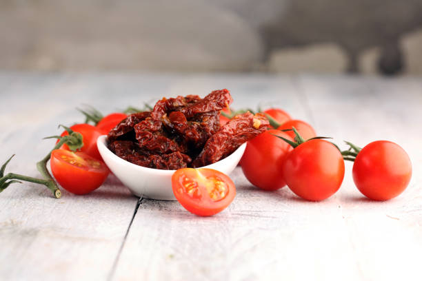 istock Sun dried tomatoes. tomato halves sun-dried. 1025302620