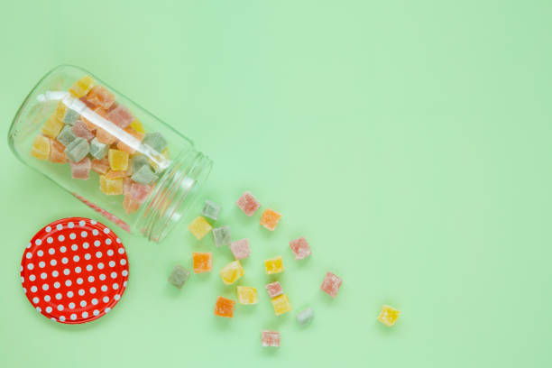 istock Colorful candies in a jar 1025303280