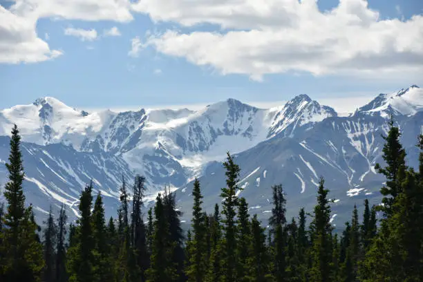 The Alaska Highway was constructed during World War II for the purpose of connecting the contiguous United States to Alaska across Canada.  Driving the 1, 387 miles is an adventure through untouched land and Canadian Rockies before reaching the Alaska Boarder,