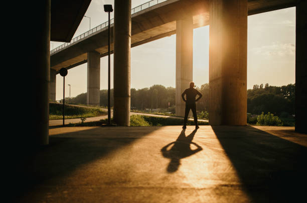 istock Senior jogging in the city 1025347082