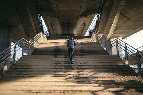 istock Senior jogging in the city 1025347150