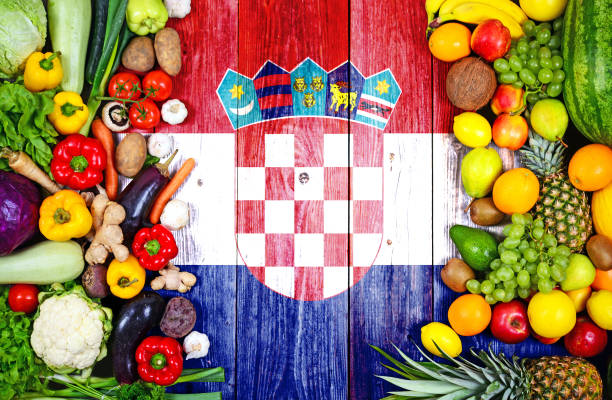 Fresh fruits and vegetables from Croatia