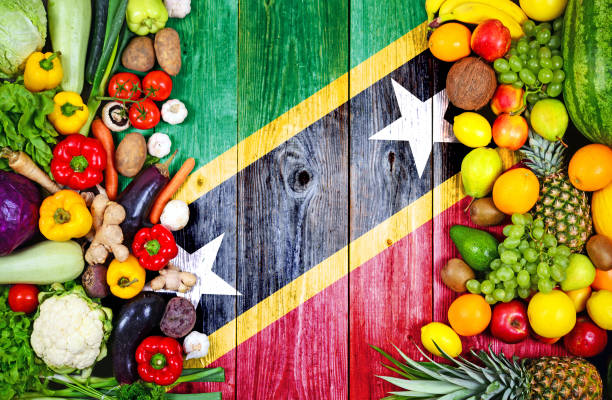 istock Fresh fruits and vegetables from Saint Kitts and Nevis 1025361892