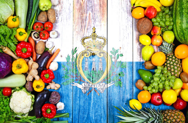 istock Fresh fruits and vegetables from San Marino 1025361904