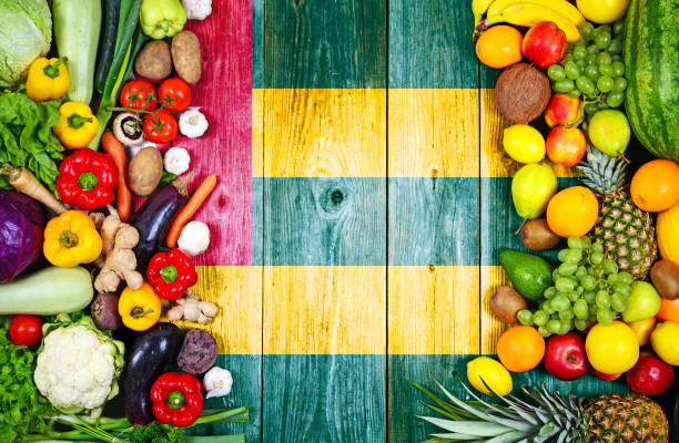 istock Fresh fruits and vegetables from Togo 1025361986