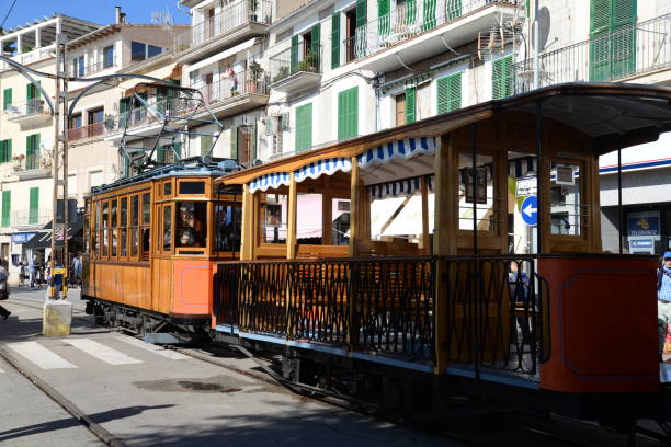 istock Tram in Port de Soller, Mallorca 1025369762
