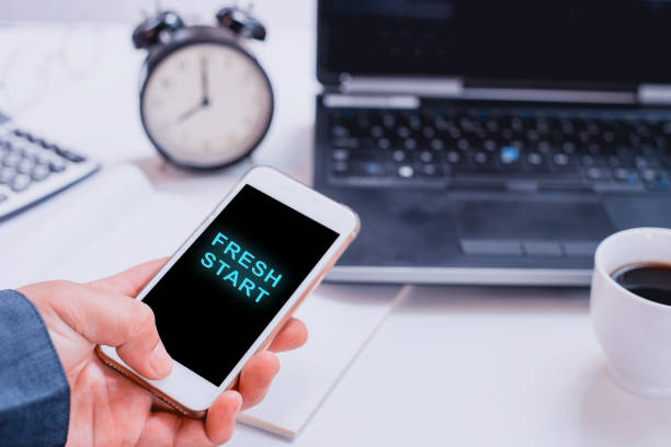 istock Fresh start of the day. Personal transformation for successful concept. Business development and improvement. Positive difference. 1025389928