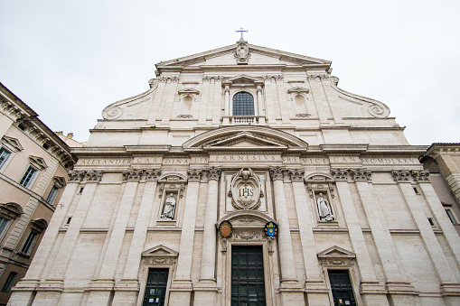 La Iglesia Del Gesú En Roma Es La Iglesia Principal De La Compañía De Jesús O Jesuitas Foto de stock y más banco de imágenes de Jesuita - iStock La Iglesia Del Gesú En Roma Es La Iglesia Principal De La Compañía De Jesús O Jesuitas Foto de stock y más banco de imágenes de Jesuita - iStock