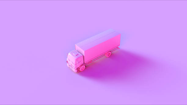 istock Pink Truck 1025402148