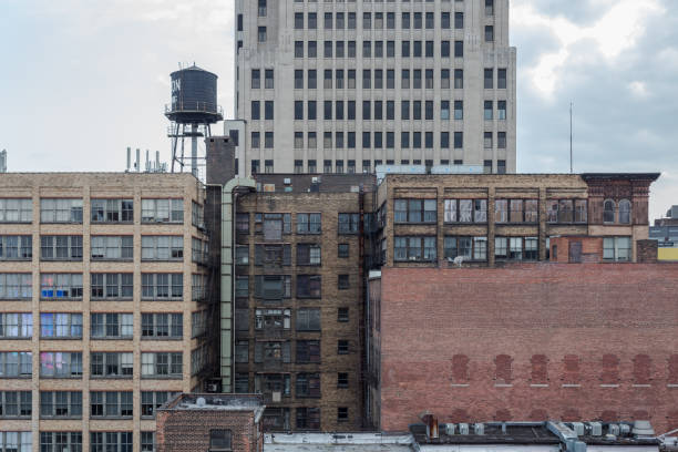 istock Cluster of vintage buildings 1025413758