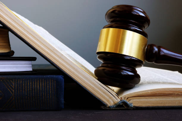 istock Law and legal system. Gavel and open book. 1025425612