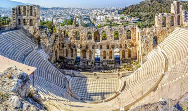 istock Ancient Odeon of Herodes Atticus in Athens, Greece 1025431848