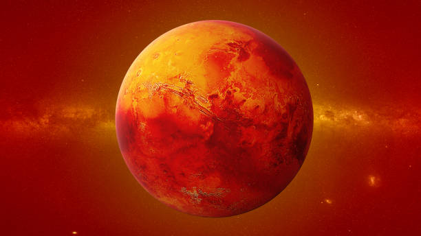istock planet Mars, the forth planet from the Sun, planet in the Solar System 1025432338