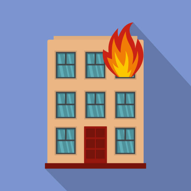 10,911 Building Fire Illustrations & Clip Art - iStock | Commercial building  fire, Building fire safety, Office building fire