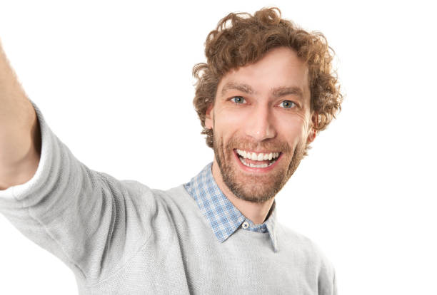istock Selfi male isolated 1025435494