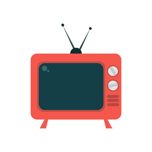 Retro TV. Vector Retro TV. Vector television industry illustrations stock illustrations