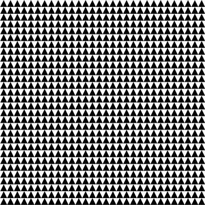 Mini Triangle Pattern Simple Tiny Linear Triangle Pattern In Black Stock Illustration ...