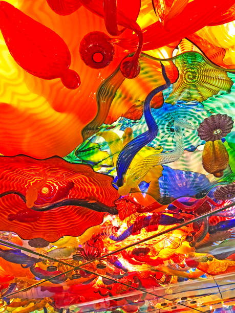 istock Colorful Abstract Glass Art Background Texture 1025468196