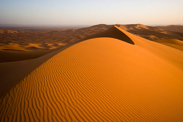 sahara pustynne wydmy - sandscape zdjęcia i obrazy z banku zdjęć