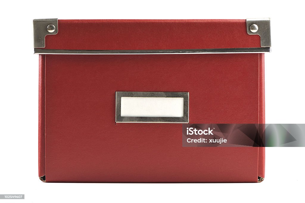 Red Label Container Red Container With White Label Stock Photo - Download Image Now - Color ...