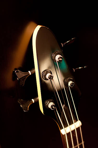 istock Bass guitar and refection 102549710