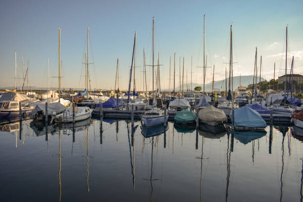 istock Boats on the lake 1025497624