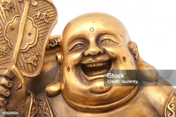 Красочные Золотой Hotei Китайский Бог Благосостояния — стоковые фотографии и другие картинки Hotei
