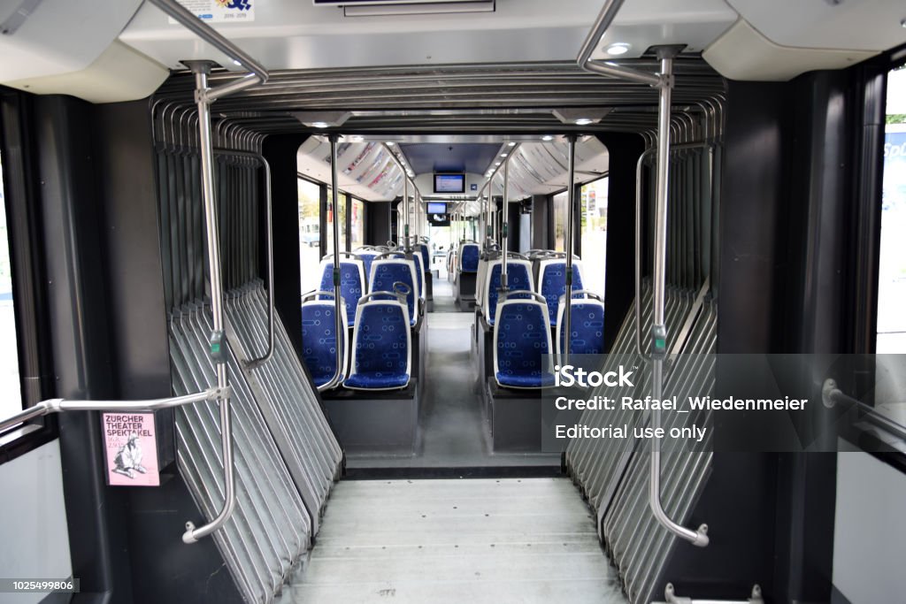 Bus Innen Zurich Trolleybus Inside View Stock Photo - Download Image Now - Bus ...