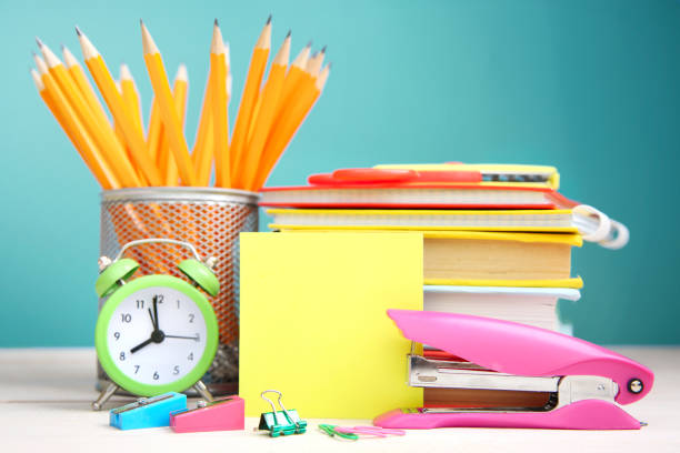 istock School supplies,back to school empty paper note. 1025500066