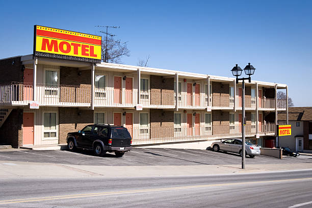 American motel  parking lot photos stock pictures, royalty-free photos & images