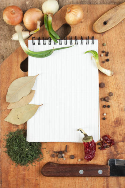 istock notebook for cooking recipes and spices 1025517692