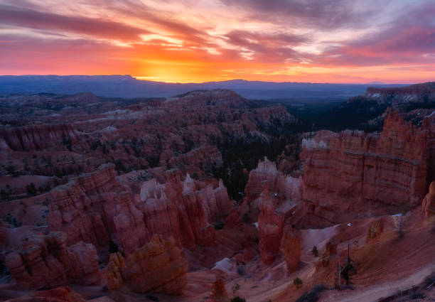 istock Bryce canyon and Thor hammer during sunrise, Utah, USA 1025520528