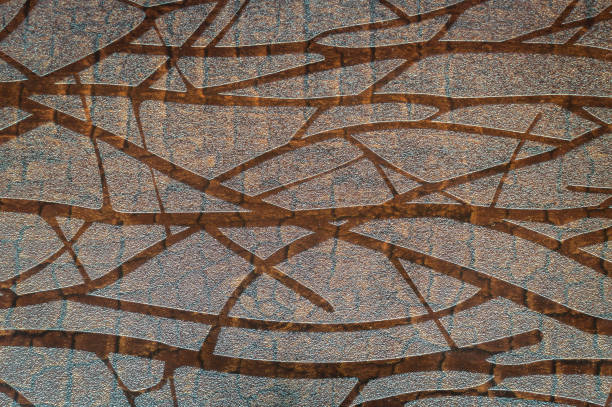 Torn Fabric Wall Covering
