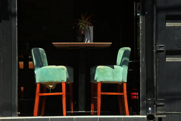 istock Outdoor cafe chairs 1025526420