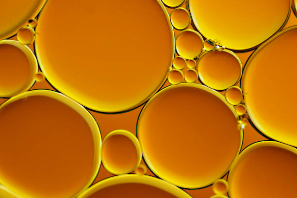 istock Oil in water, abstract background 1025534110