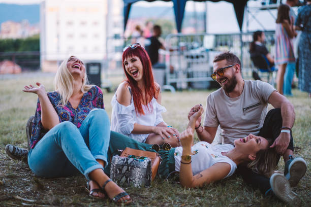 istock Friends enjoying a day in the park 1025539044