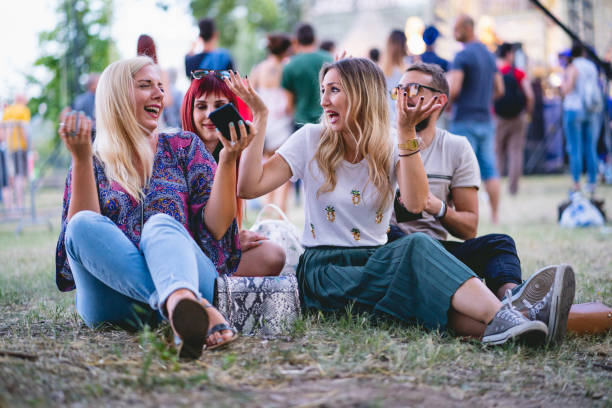 istock Friends enjoying a day in the park 1025539228