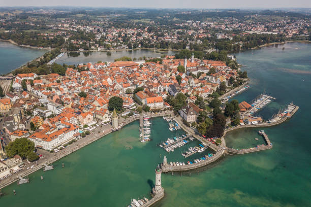 istock Aerial view of Lindau 1025539816