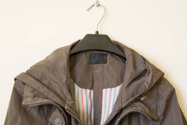 istock women's autumn jacket on a hanger 1025553106