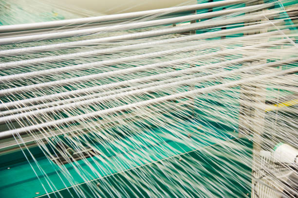 istock Industrial fabric production line 1025565494
