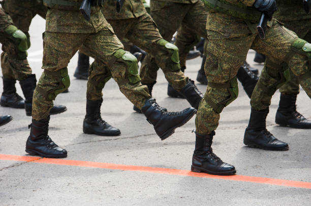 istock The parade of soldiers 1025565998