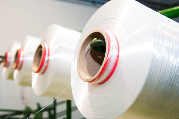 istock Industrial fabric production line 1025566222