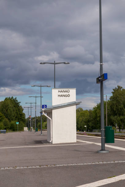 istock Hanko Finland, train station in Hanko 1025571488