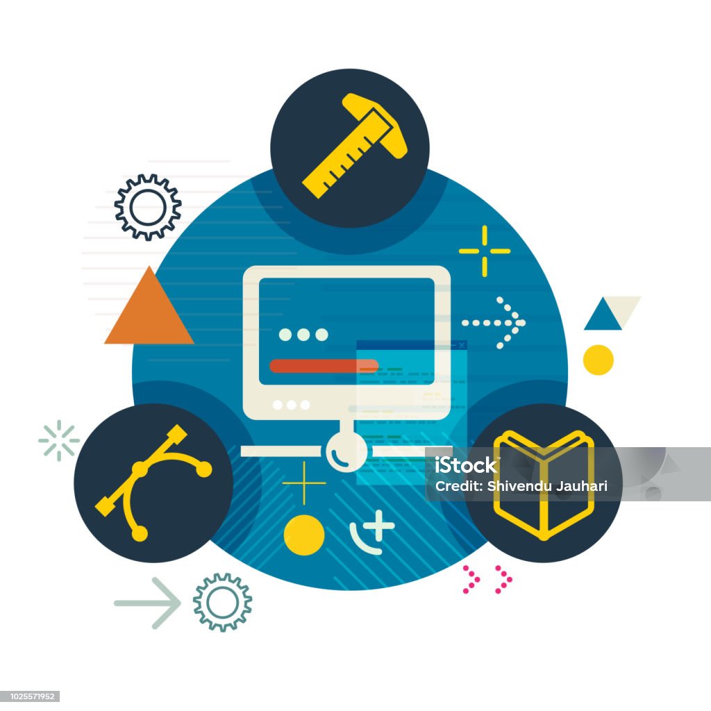 Continuous Development Graphics Continuous Development Process Illustration Stock Illustration ...
