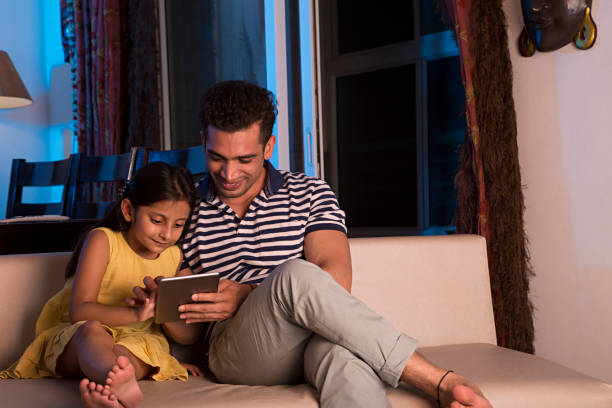 Father and daughter - Stock image