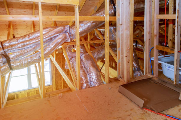 istock home construction with fragment of a ventilation system in a frame house 1025585288