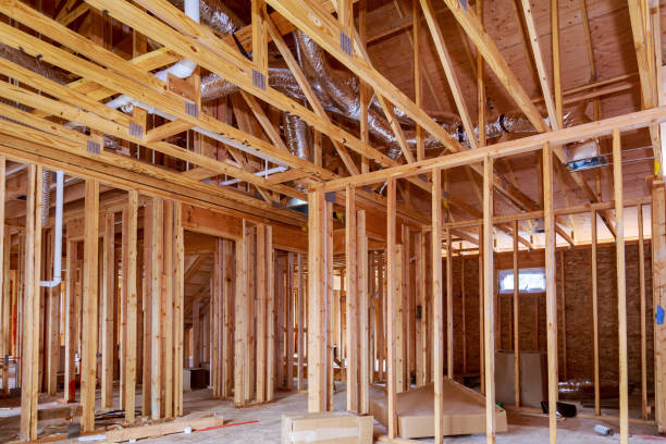 Air conditioner ventilation installation system independent heating system in building