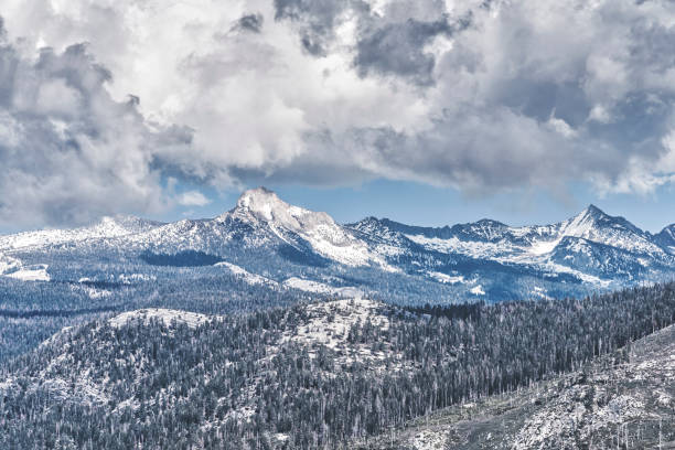 VALLEY VIEW OF YOSEMITE NPWITH BRIDAL VAIL FALLSCALIFORNIAN SIERRA NEVADA RANGE