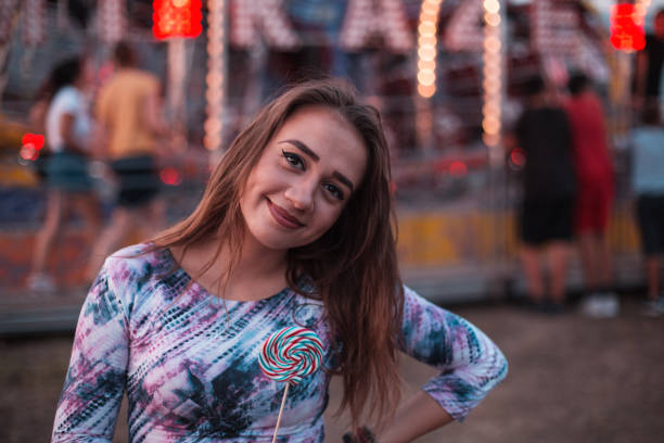 istock Girl at a funfair 1025606256